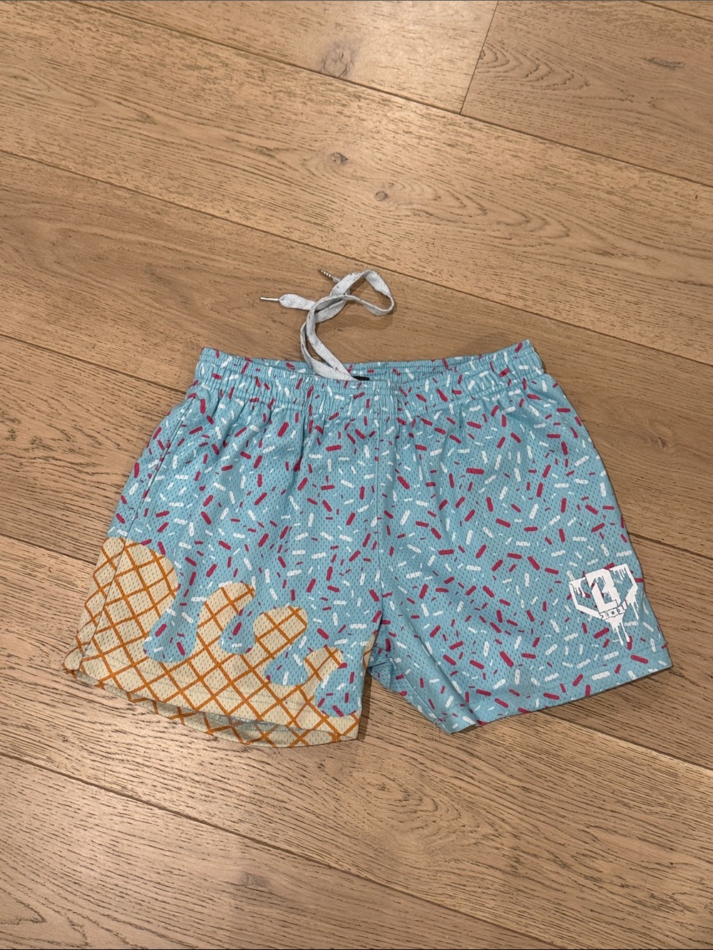 Baseball lifestyle 101 ice scream shorts adult small